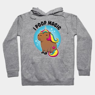 I poop magic Capybara Unicorn Hoodie